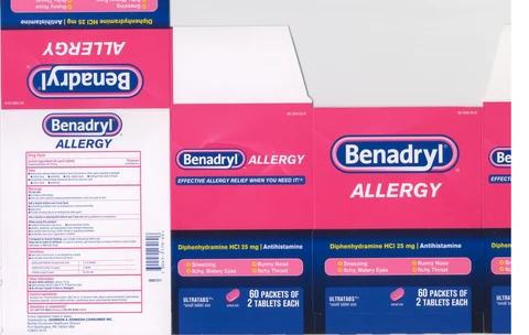 Benadryl Allergy Ultratab 포장