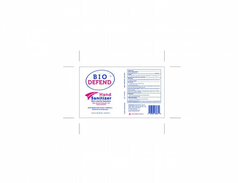 Hand Sanitizer packaging