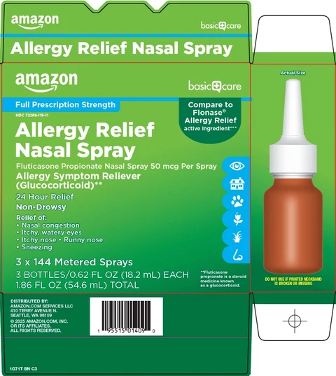 basic care allergy relief nasal 포장