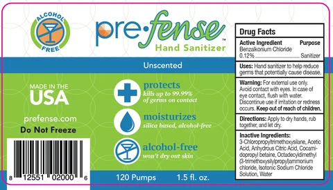 pre fense unscented 포장