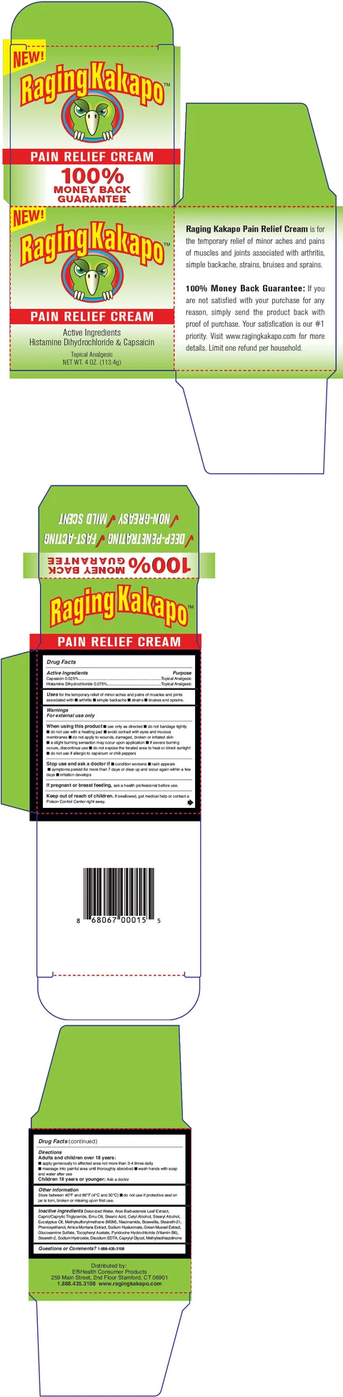 Raging Kakapo Pain Relieve 포장