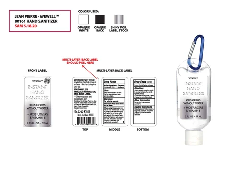 INSTANT HAND SANITIZER packaging