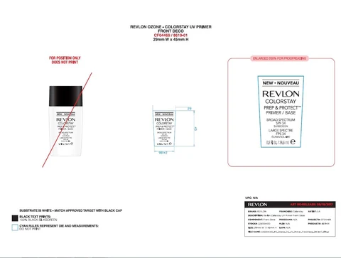 Revlon Colorstay Preo and Protect Primer packaging