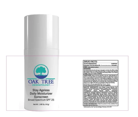 Stay Ageless Daily Moisturizer Sunscreen Broad Spectrum SPF 25 packaging