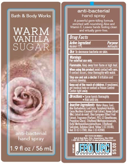 Anti-Bacterial HandWarm Vanilla Sugar 포장