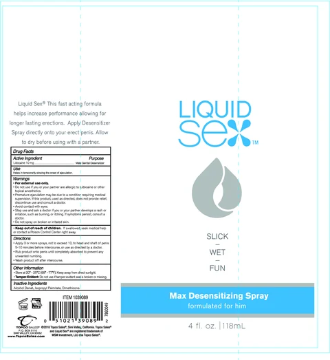 Liquid Sex packaging