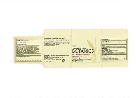 Botanics Day Moisture Sunscreen SPF 12 포장