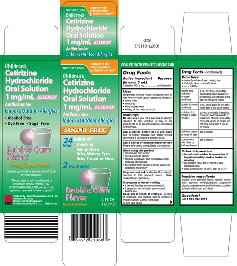 Cetirizine Hydrochloride 포장