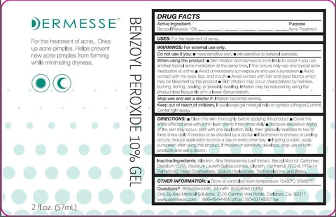 Benzoyl Peroxide 10% Gel 포장