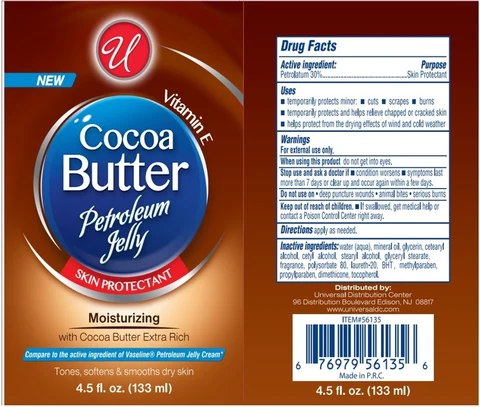 COCOA BUTTER PETROLEUM jelly packaging