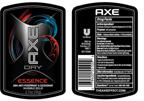 Axe Dry Essence 포장