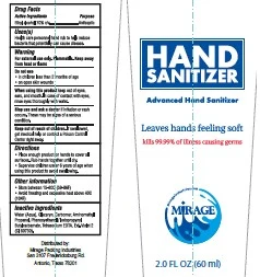 Hand Sanitizer packaging