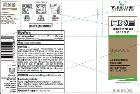 AxeSignature Forest Antiperspirant 포장