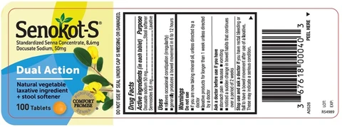 100 Tablets Label