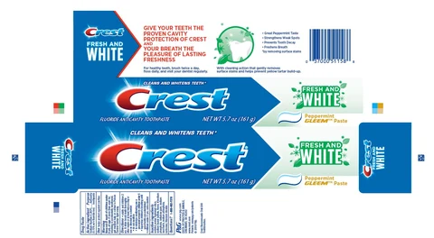CrestFresh and White 포장