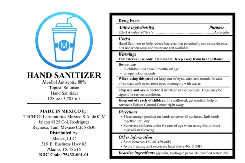 Hand Sanitizer packaging