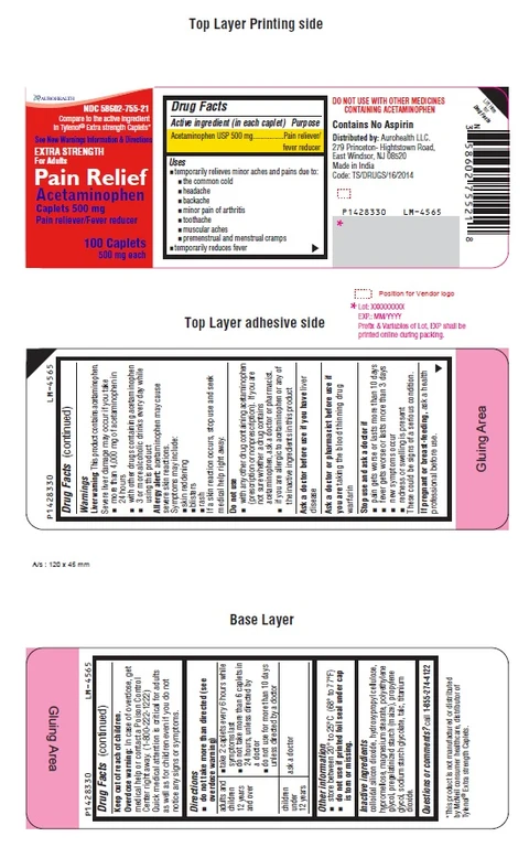 Aurophen Extra Strength for Adults 포장