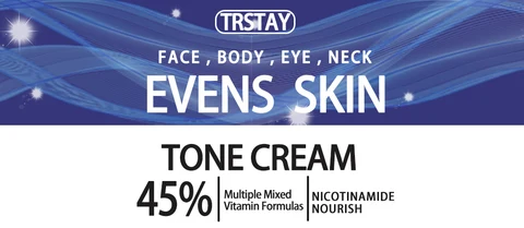Trstay evens Skin Tone Cream 포장