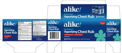 Vaporizing Chest Rub 4 oz.3 pk 포장
