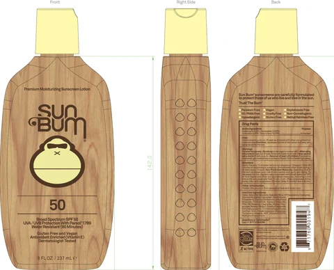 Sun Bum SPF 50 Premium Moisturizing Sunscreen 포장