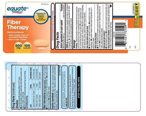 equate Fiber Therapy packaging