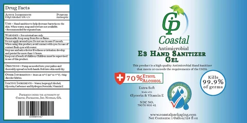 Coastal Hand Sanitizer Gel 포장