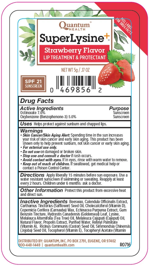 Super Lysine Plus Strawberry Lip Treatment 포장