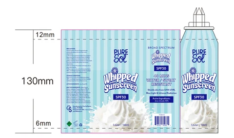 spf30 mineral sunscreen mousse 포장