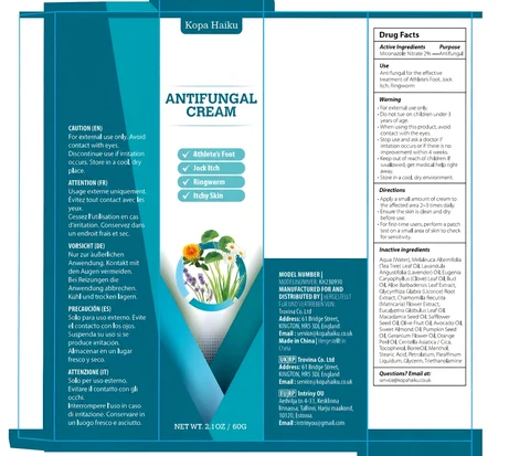 Kopa Haiku Antifungal Cream packaging