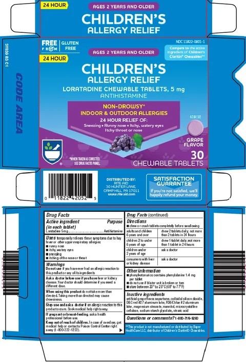 childrens allergy relief packaging