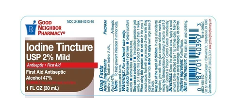 Iodine Tincture Mild 포장