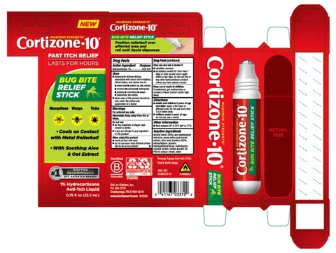 Cortizone 10 Bug Bite Relief 포장