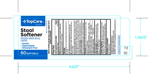 Topcare Stool Softener packaging