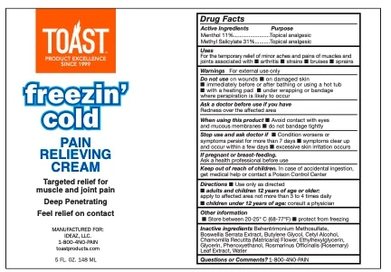 Toast Freezin Cold packaging