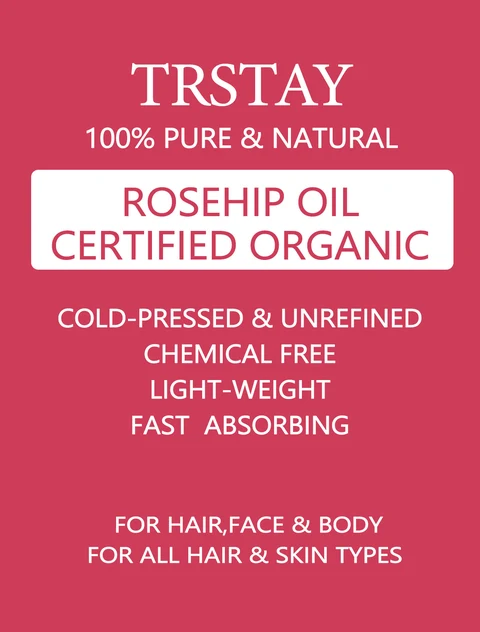 Rosehip Oil Certified Organic packaging