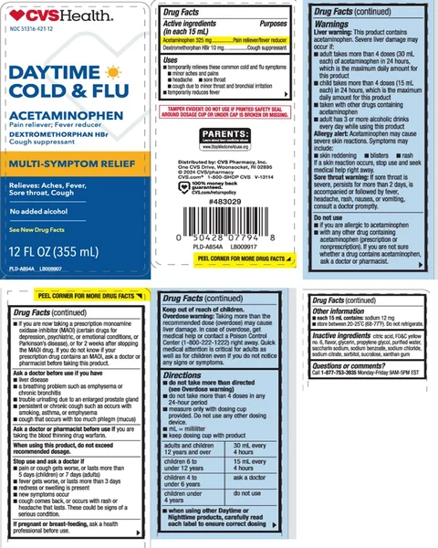 Daytime Cold and Flu 포장
