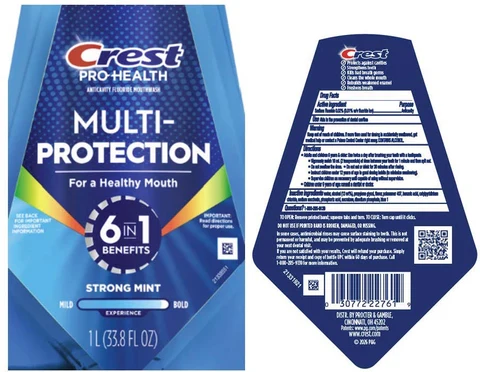 Crest Pro-HealthMouthwash Multi-Protection Strong Mint 포장