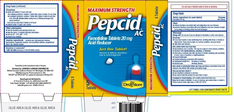 Pepcid AC 포장