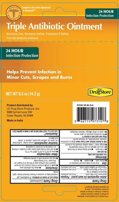 Triple Antibiotic packaging