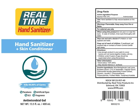 Real Time Hand Sanitizer 70% Alcohol 포장