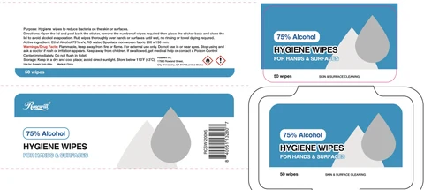Rosewill Hygiene Wipes packaging