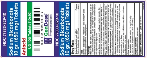 Sodium Bicarbonate 10 gr. (650 mg) 포장