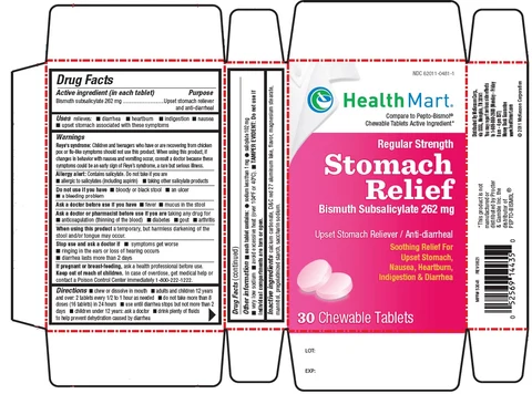 Healthmart Stomach Relief packaging