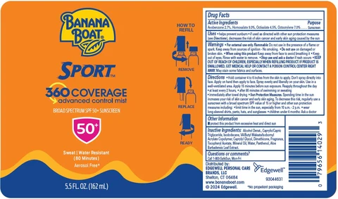 BANANA BOAT 포장