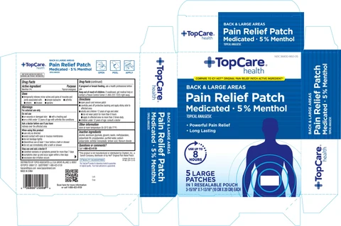 Topcare Cold and Hot Medicated packaging