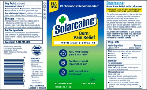 Solarcaine Burn Pain Relief 4oz 포장