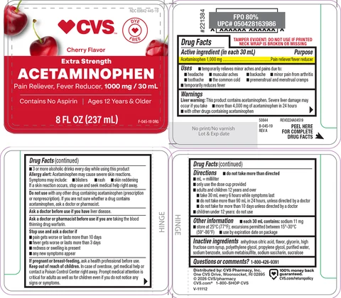 Acetaminophen packaging