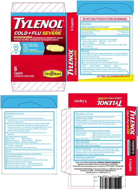 Lil Drug Store Tylenol Cold plus Flu Severe / Tylenol Cold plus Flu Severe, CVP HEALTH / Tylenol Cold plus Flu Severe, TRAVEL BASIX / Tylenol Cold plus Flu Severe, Lil Drug Store 포장
