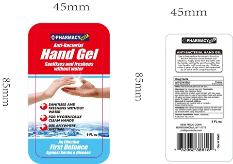 Hand Sanitizer packaging