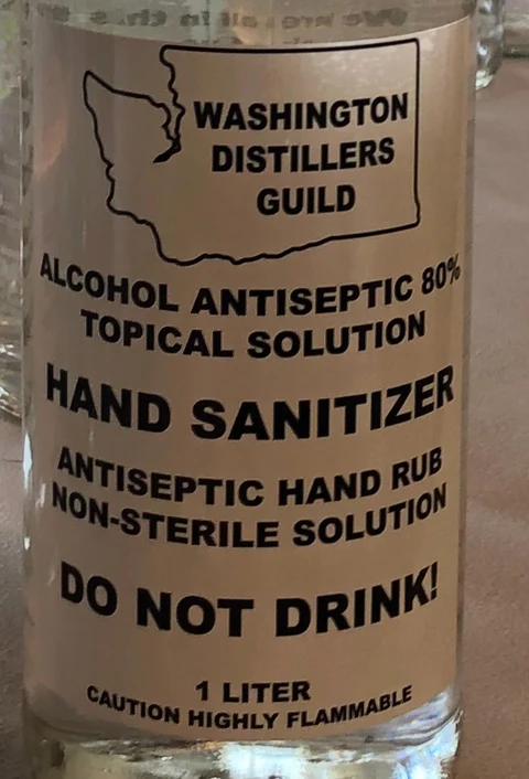 Hand Sanitizer packaging